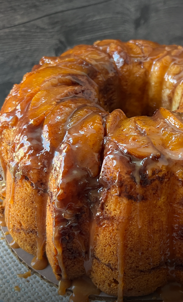 Peach Cobbler Bundt Cake