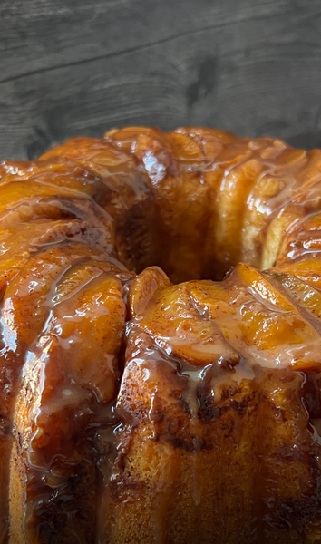 Peach Cobbler Bundt Cake