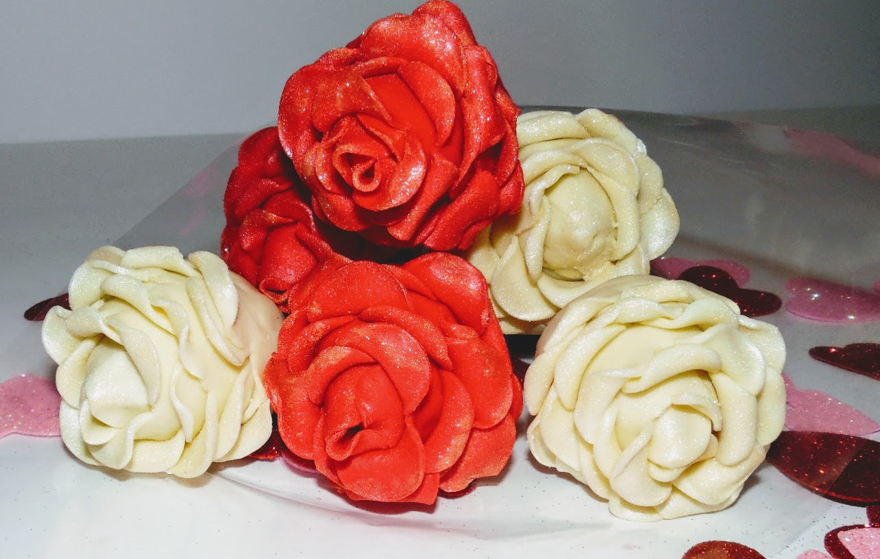 Roses: chocolate covered strawberries
