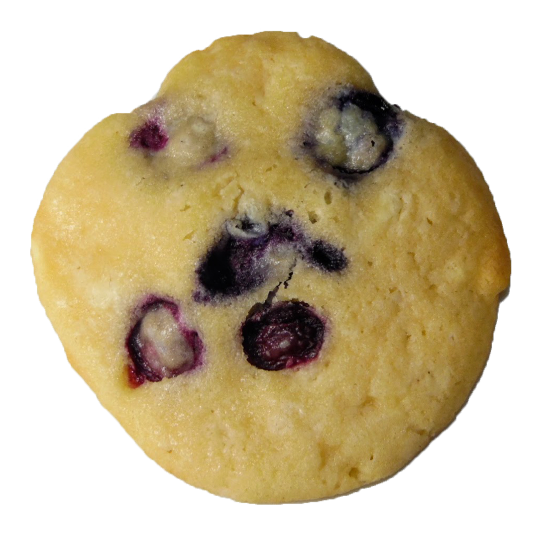 Crafted to mimic the harmonious flavors of a Blueberry Muffin. This buttery citrus flavored soft cookie with Fresh Blueberries and White Chocolate Chunks is sure to be your go to favorite.